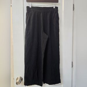 Madewell Linen Viscose Black Pants